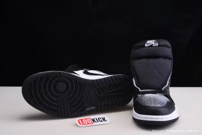 Official Maikesneakers 1 OG TOE JORDAN AIR SILVER WMNS HIGH CD0461-001 0407